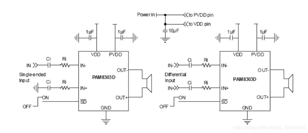 Pam8403 усилитель схема