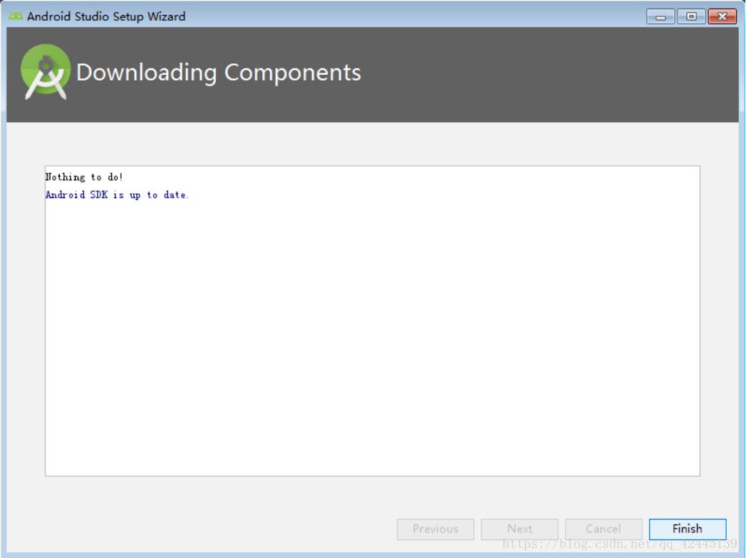 Downloading components. Как установить SDK для Android Studio.